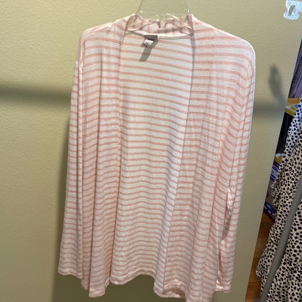 A new day striped cardigan